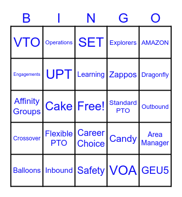 GEU5 BINGO Card