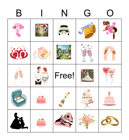 Bridal Bingo Anna Bingo Card