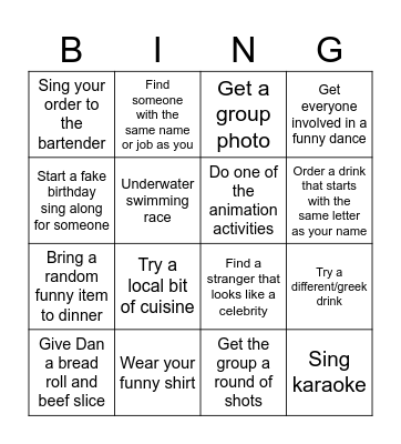 Kemp/quinn/green/overy/hornagold HOLS Bingo Card