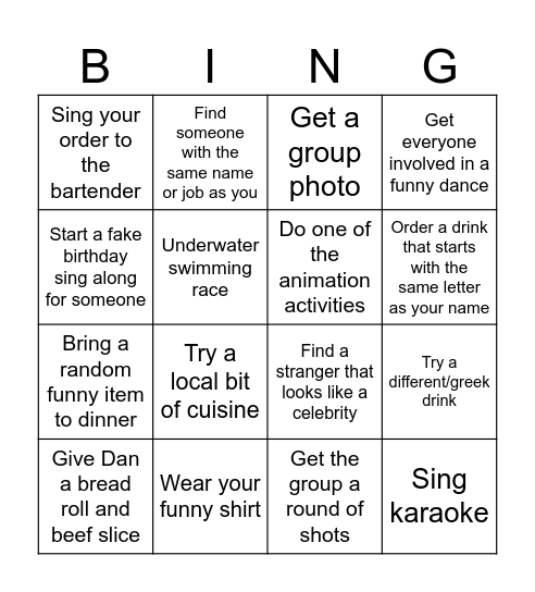 Kemp/quinn/green/overy/hornagold HOLS Bingo Card