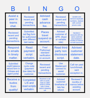 Team Boyd Bingo Card