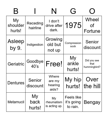 Happy 50th Birthday Trey Bingo Card