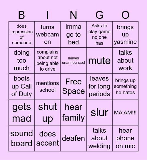 asdsad Bingo Card