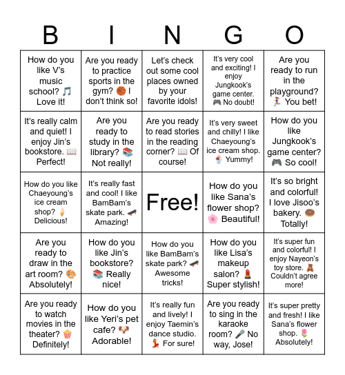 B12 L14 Animal Farm Bingo Card