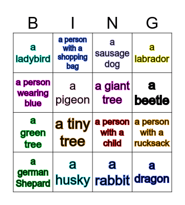 bingo for Leah Bingo Card