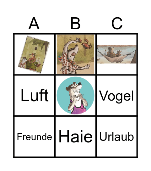 Dr. Brumm auf Hula Hula Bingo Card