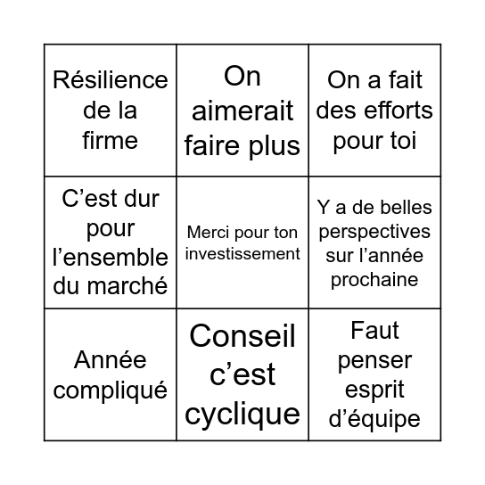 Bingo Restit Bingo Card