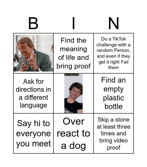 The gayest bingo card to ever exist Bingo Card