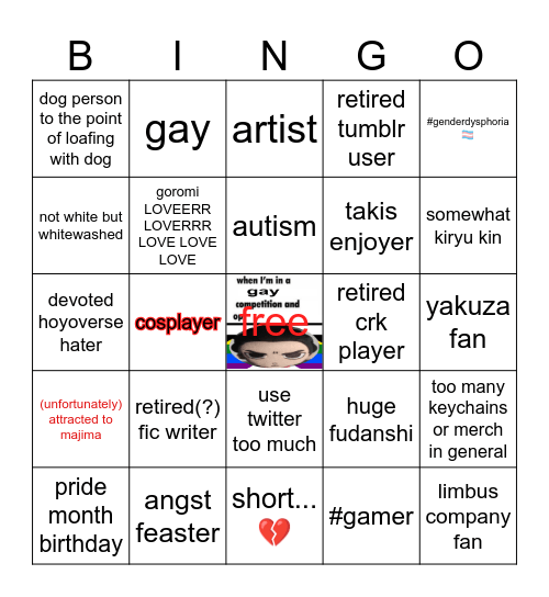 doomi doomi doomi Bingo Card