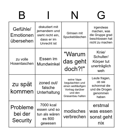 Lars-Bingo Card
