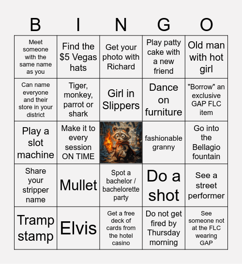 SPECTACLE DE MERDE Bingo Card