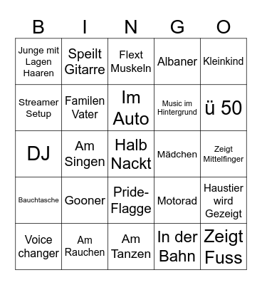Ome Bingo Card