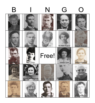 Family Bingo! Bingo Card