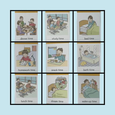 What time is it? Bingo Card