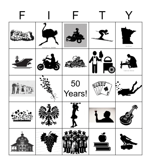 Marek and Peggy Bingo Card