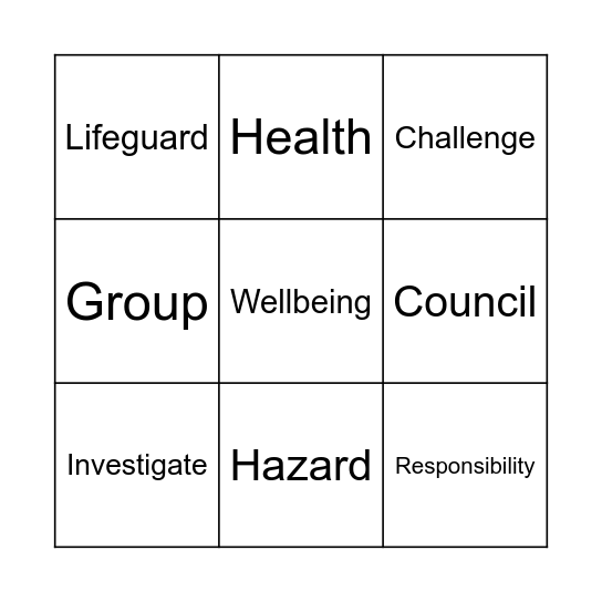 HSR Forum Bingo Card