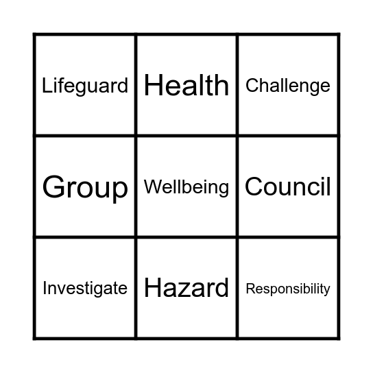 HSR FORUM BINGO Card
