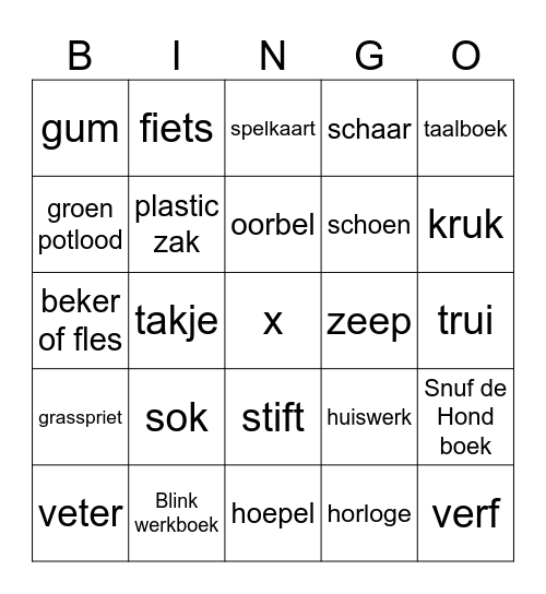 Levend Bingo Card