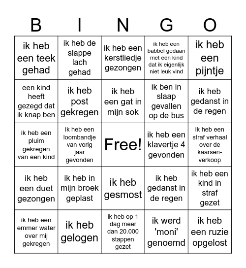 Wamoet Bingo 2025 Bingo Card