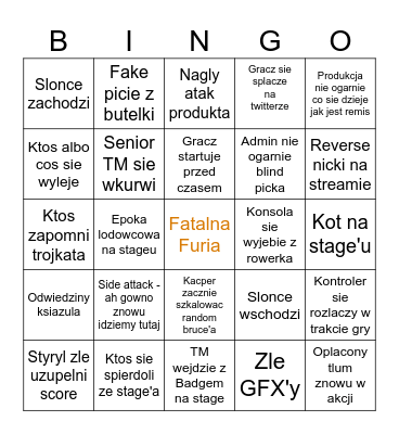 Miasto Wilkow Bingo Card