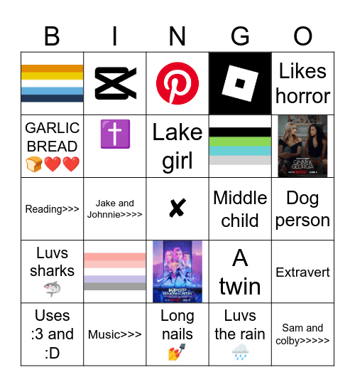 Harps' Bingo Card