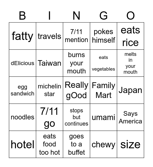 Bitchass dog Bingo Card