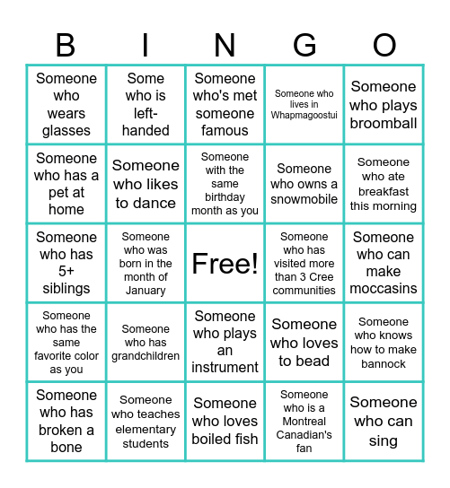 Human Bingo - Teacher Orientation 2025 Bingo Card