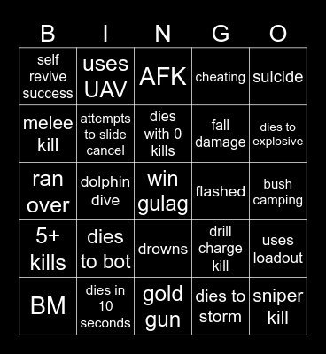 bigpuffer bingo Card