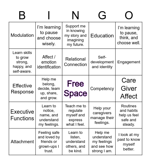 ARC Bingo Card