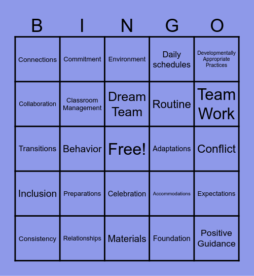 Finding your Joy Bingo Card