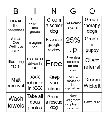 Summer Bingo Card