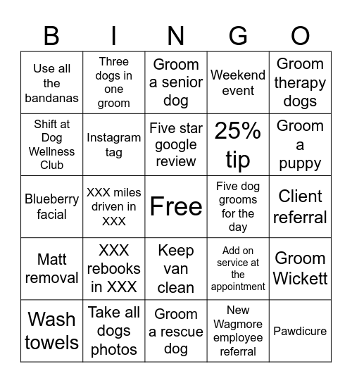 Summer Bingo Card