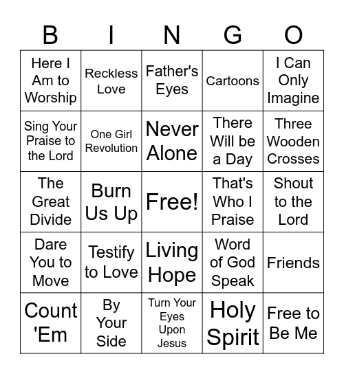 Blessed Be The Bingo Card