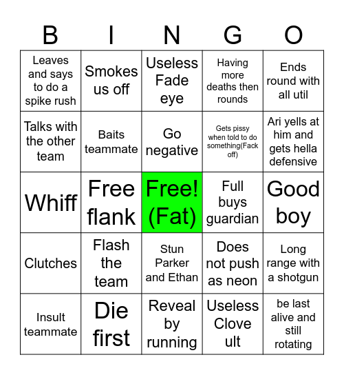 Christian Bingo Card