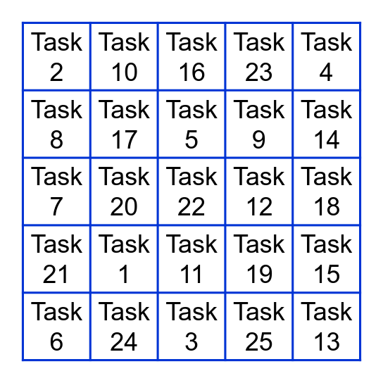 Teen Trip Isldan Scavenger Hunt Bingo Card