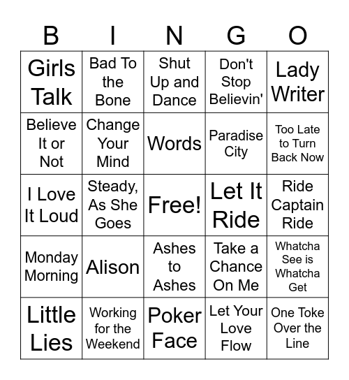 Hodgepodge #11 Bingo Card