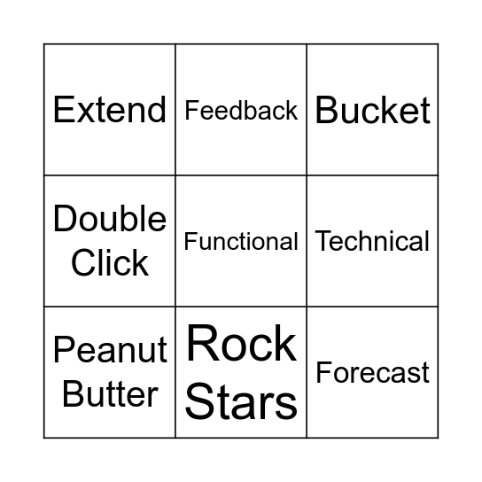 ORG10 Breakout Bingo Card