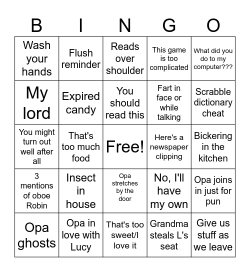 VermBingo 2025 July Bingo Card