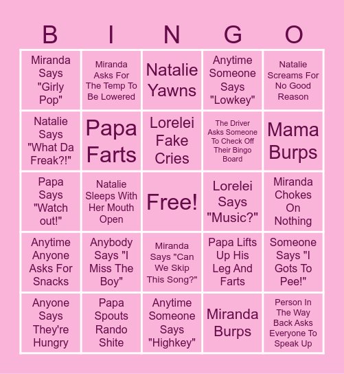 2025 People Birthday Bingo Card