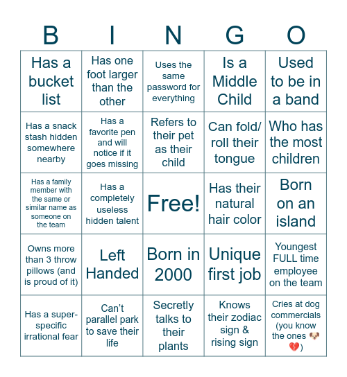 Commit x Gumas Bingo! Bingo Card