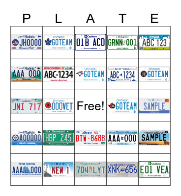 Montreal Road Trip 2025 Bingo Card