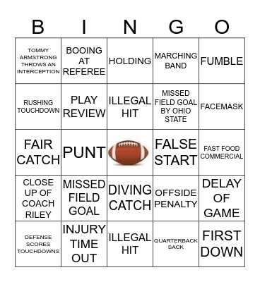 1 Bingo Card