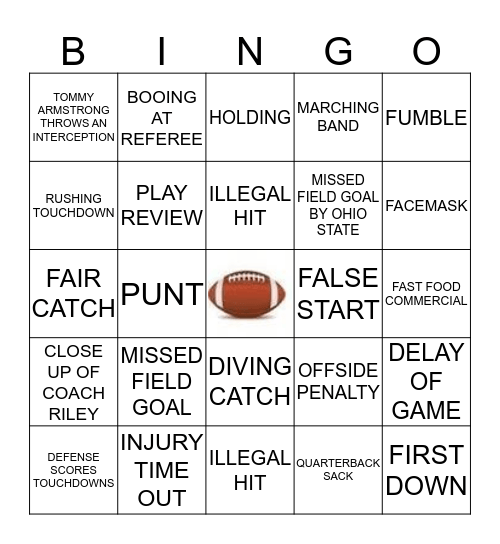 1 Bingo Card