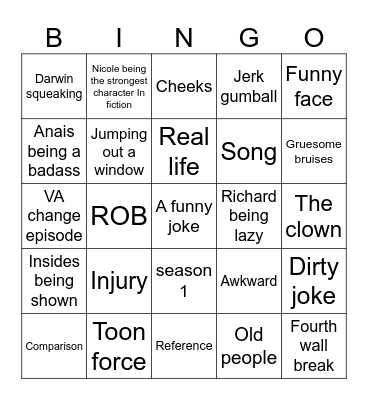 Humanly bingo Card