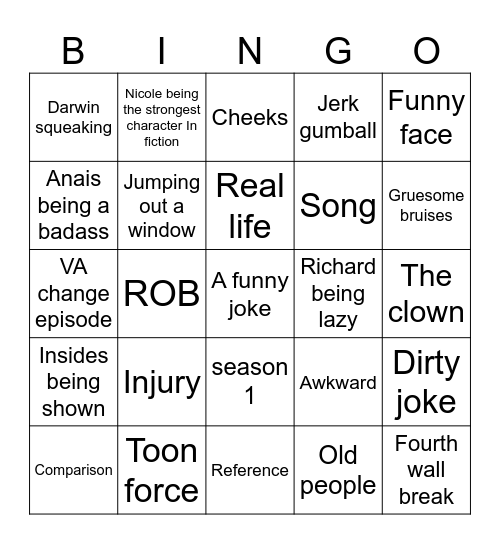 Humanly bingo Card