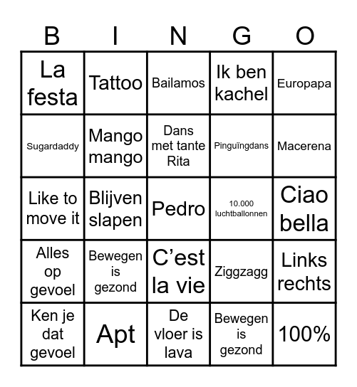 2025 bing Bingo Card