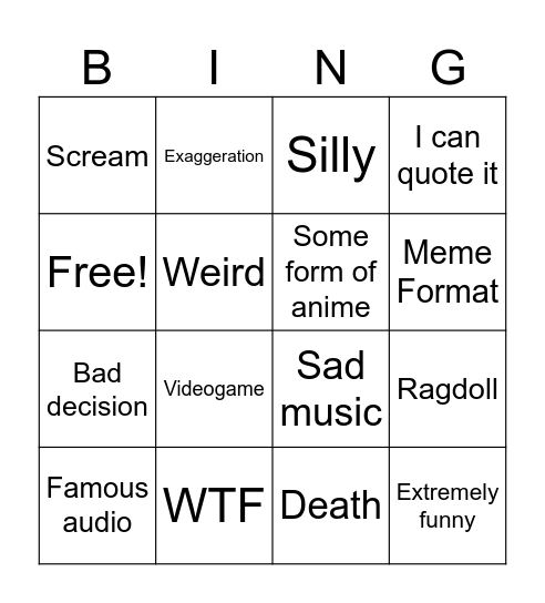 Caleb City V3 Bingo Card