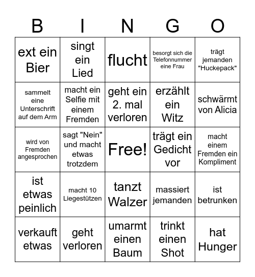 Lukas: Bingo Card