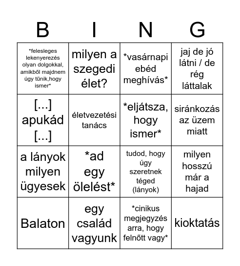Emese Bingo Card