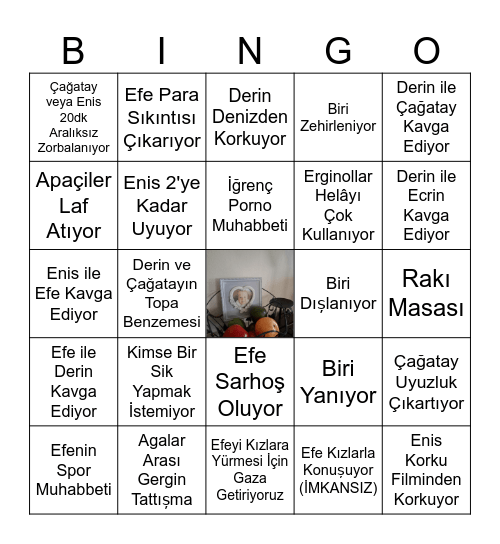 Balıkesir Bingo Card